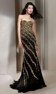 taşlı abiye elbise