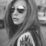 aynalı yuvarlak güneş gözlük modeli