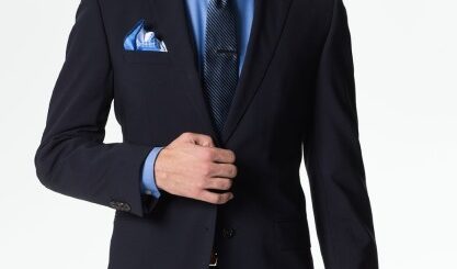 dar kesim takım elbise modeli