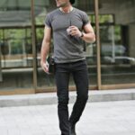 erkek kot pantolon kombinleri