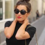 siyah yuvarlak güneş gözlük modelleri