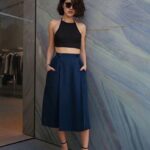 diz altı etek kombini