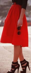 kloş diz altı etek modeli