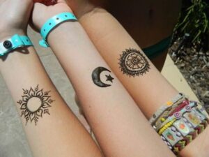 geçici dövme modelleri