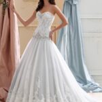 straplez gelinlik modeli