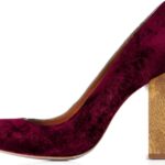 kadife abiye ayakkabı modeli