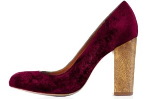 kadife abiye ayakkabı modeli