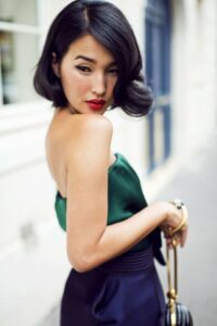 saten abiye elbise modeli