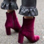 bordo-kadife-bot-modeli