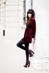 en güzel kışlık elbise modelleri