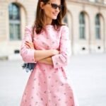 pembe elbise kombini